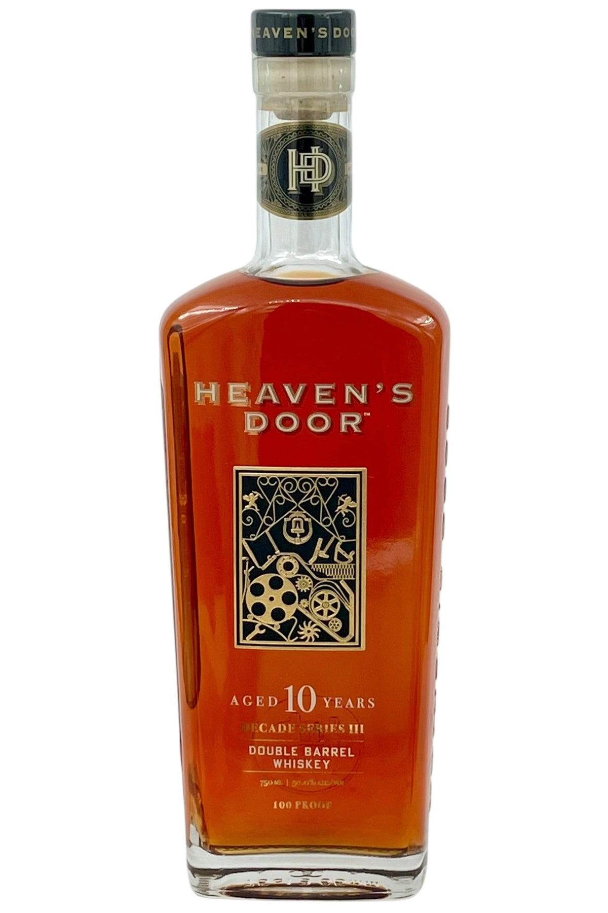 Heaven&#39;s Door 10 Year Old Decades Series #003 Double Barrel Bourbon Whiskey