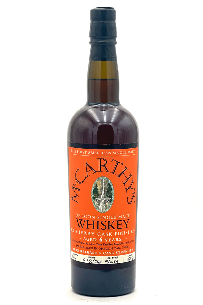 Buy McCarthy's 6 Year Old Pedro Ximenez Cask Single Malt Oregon Whiskey  Online