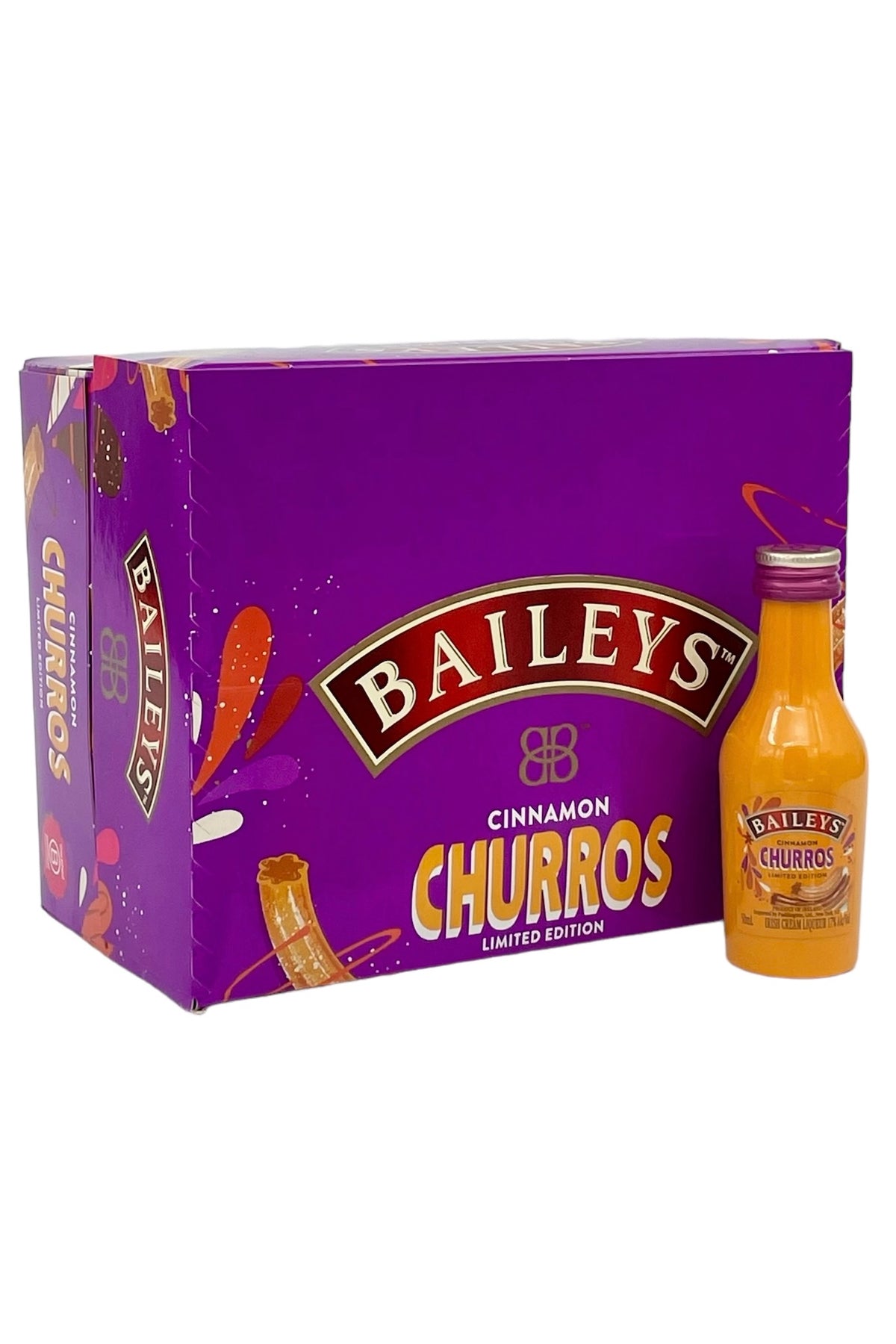 Baileys Cinnamon Churros Irish Cream Liqueur 20 x 50 ml