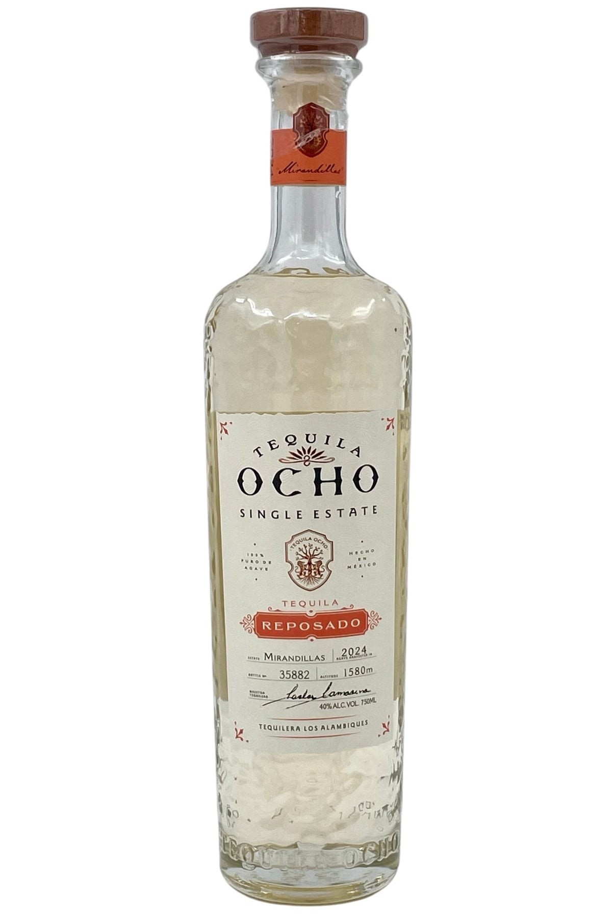 Tequila Ocho Reposado Tequila Single Estate 2024 Mirandillas