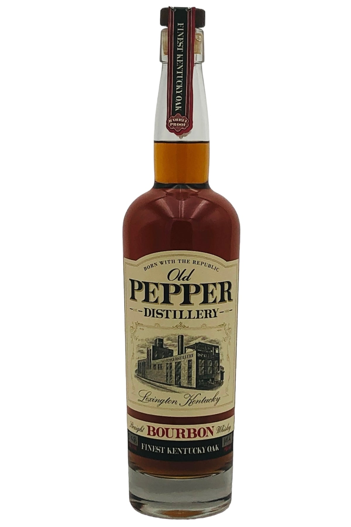 Old Pepper &quot;Finest Kentucky Oak&quot; Barrel Proof Bourbon Whiskey