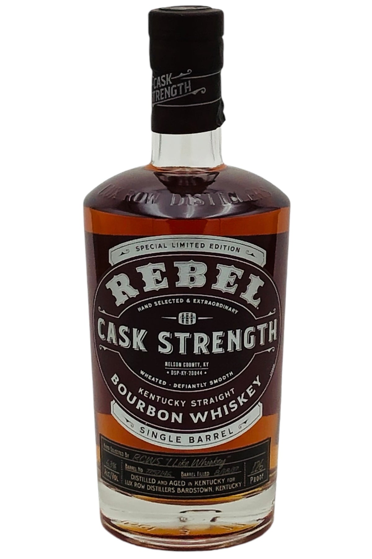 Rebel Cask Strength Single Barrel Bourbon Whiskey