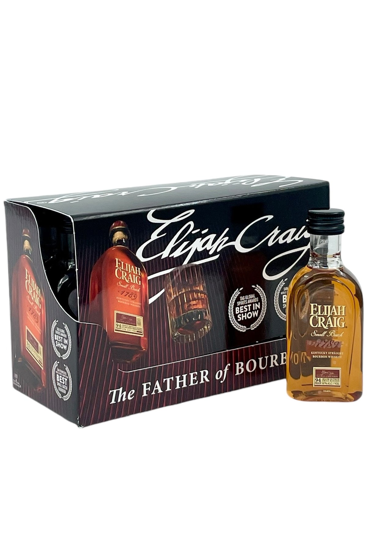 Elijah Craig Small Batch Bourbon 12 x 50 ml