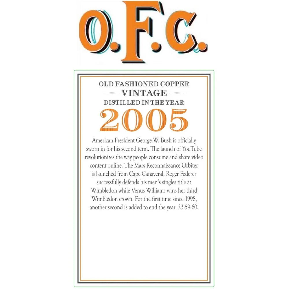 OFC Vintage 2005 Bourbon Whiskey