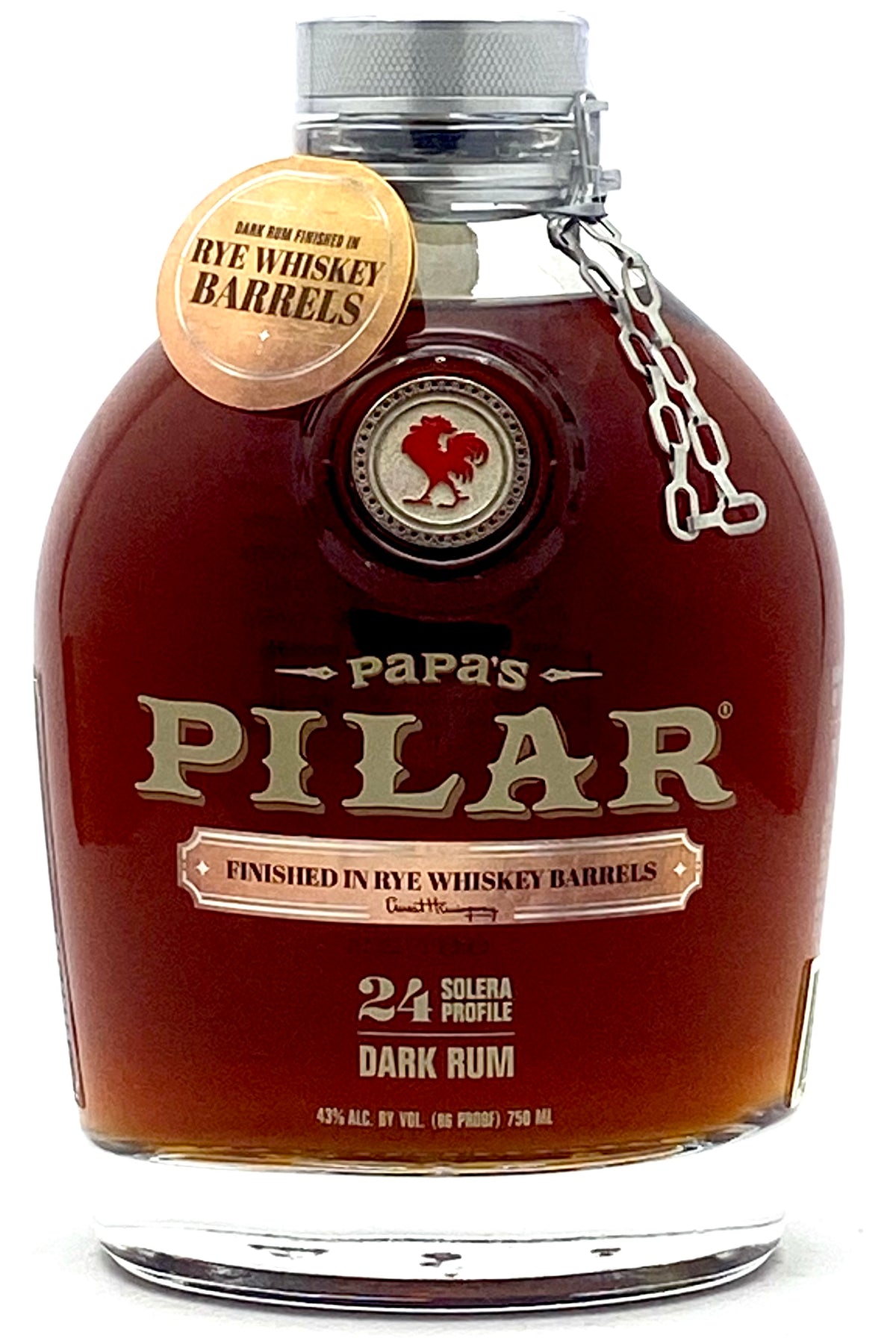 Papa&#39;s Pilar &quot;Rye Whiskey Barrel Finish&quot; Dark Rum