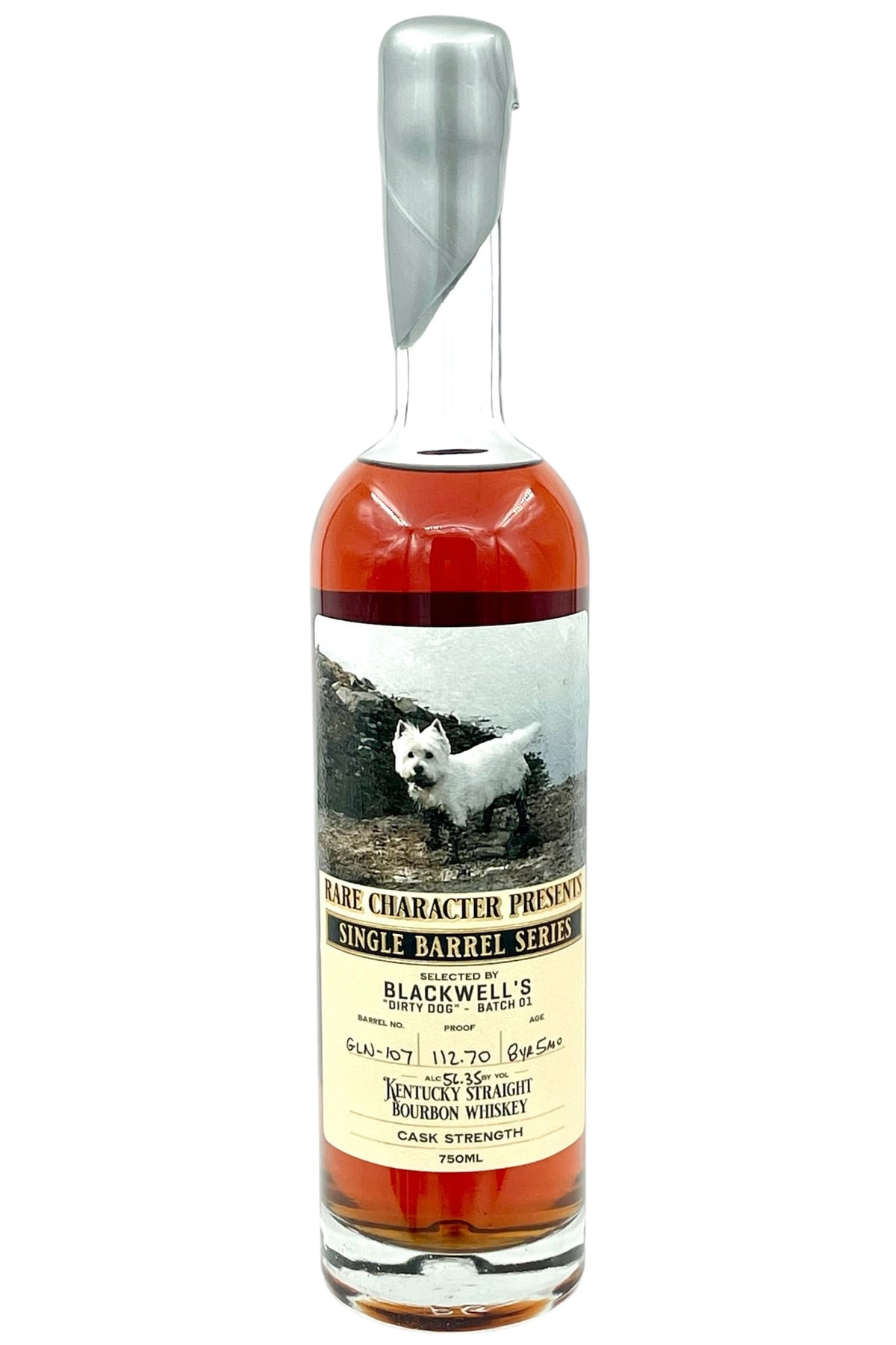 Rare Character X Blackwell&#39;s Dirty Dog Batch 1 Cask Strength Bourbon Whiskey