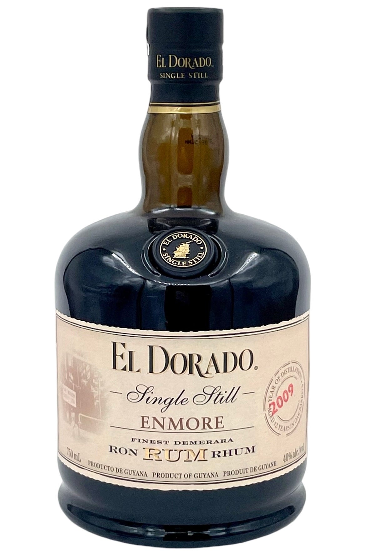 El Dorado Single Still Enmore Vintage 2009 Finest Demerara Rum