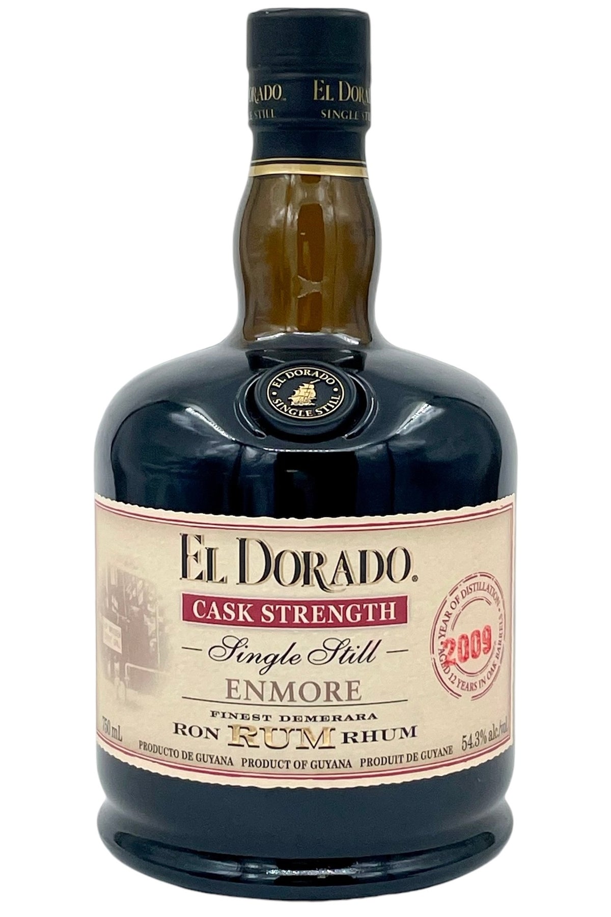 El Dorado Single Still Enmore Vintage 2009 Cask Strength Finest Demerara Rum