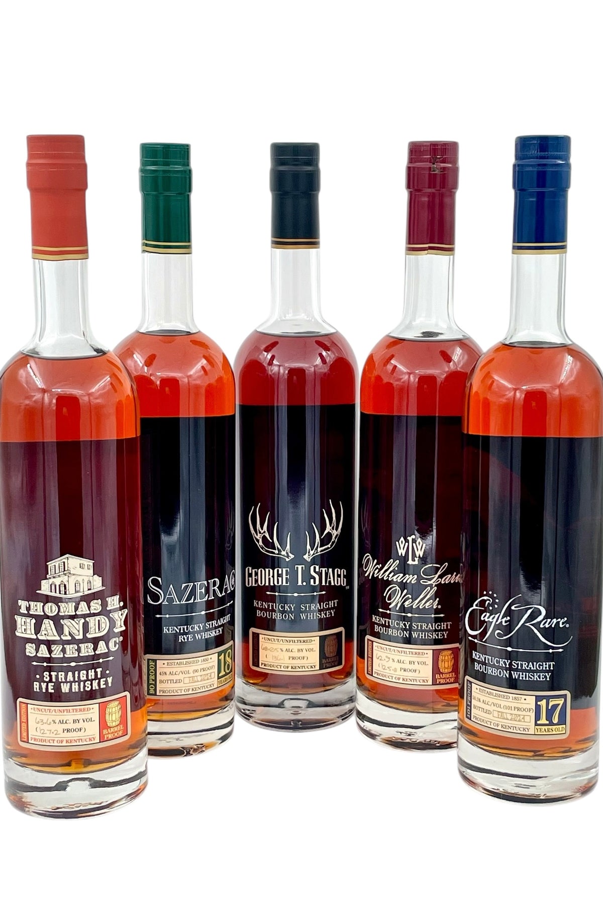 Buffalo Trace 2024 Release Antique Collection (5 x 750 ml bottles) Whiskey