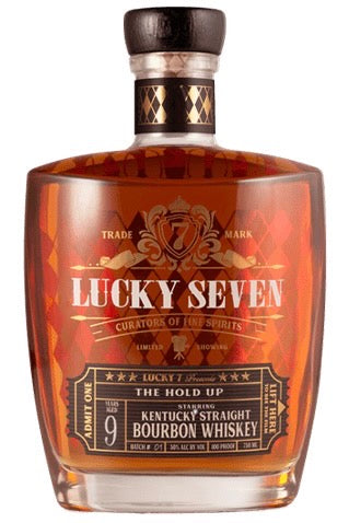 Lucky 7 &quot;The Hold up&quot; 9 Year Old Bourbon Whiskey