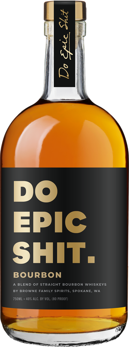 Browne Family Spirits Do Epic Shit Bourbon Whiskey