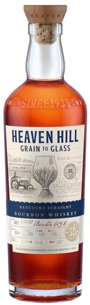 Heaven Hill Grain-to-Glass Bourbon Whiskey 107 Proof