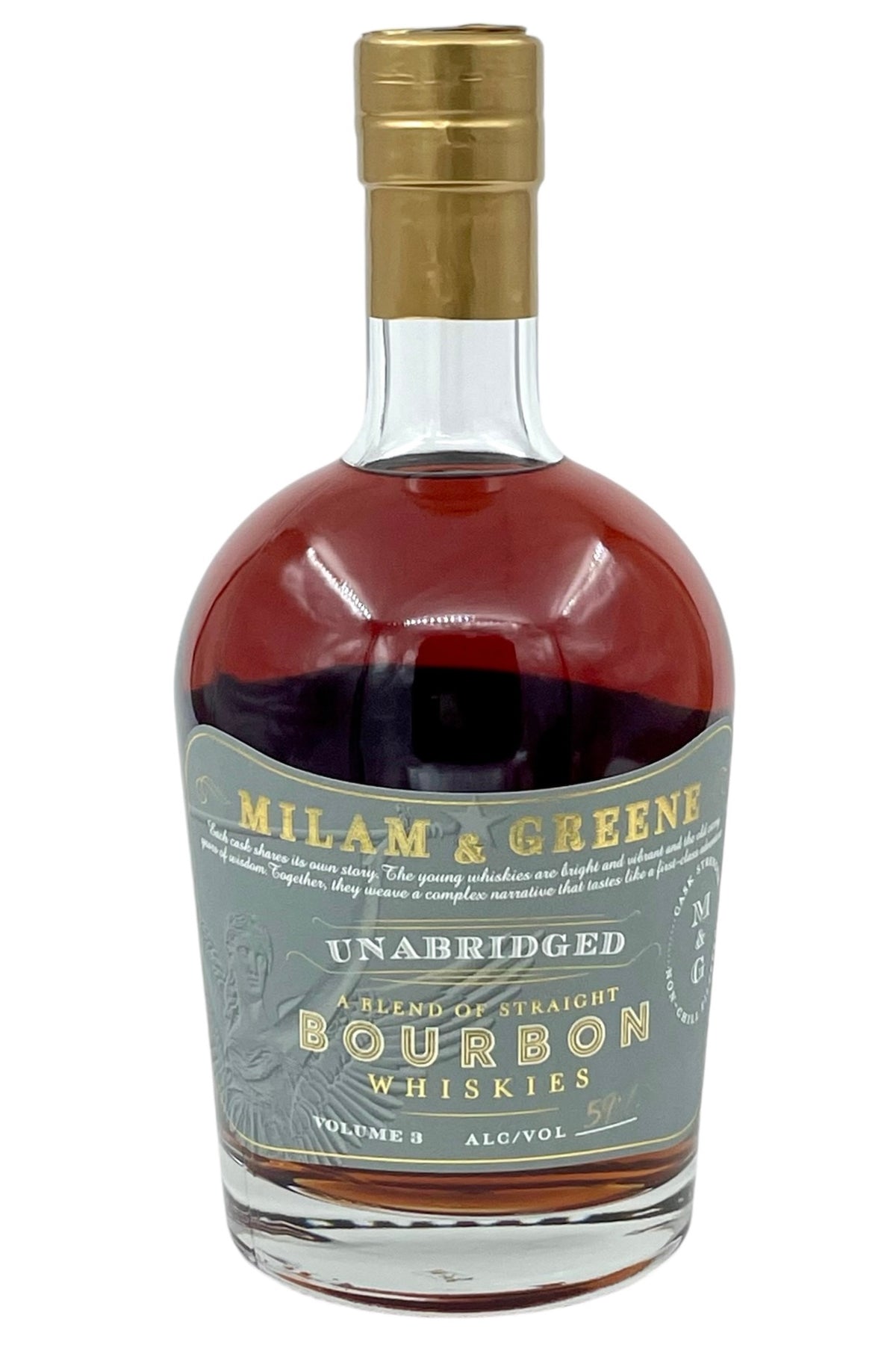 Milam &amp; Greene Unabridged Volume 3 Bourbon Whiskey