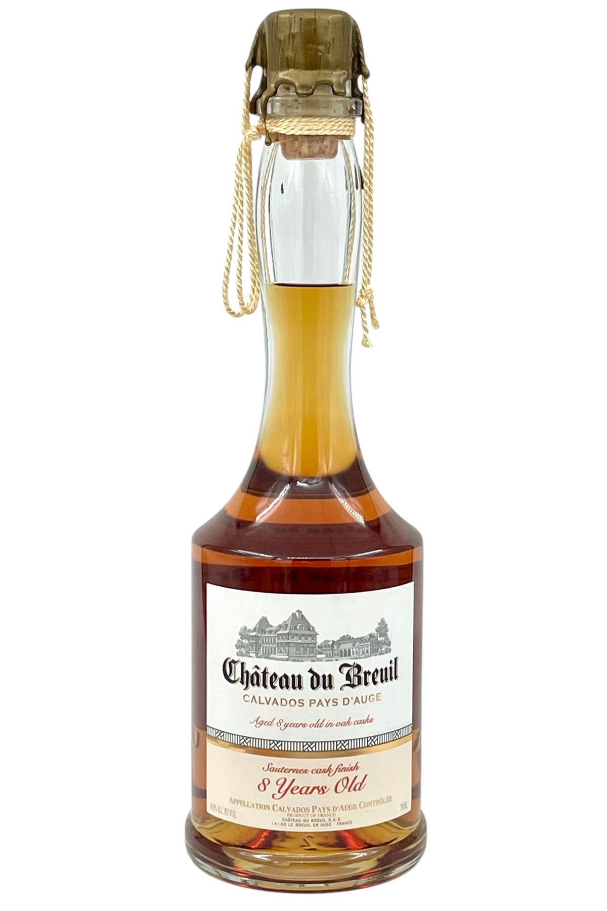 Chateau de Breuil 8 Year Old Calvados Sauternes Cask Finish