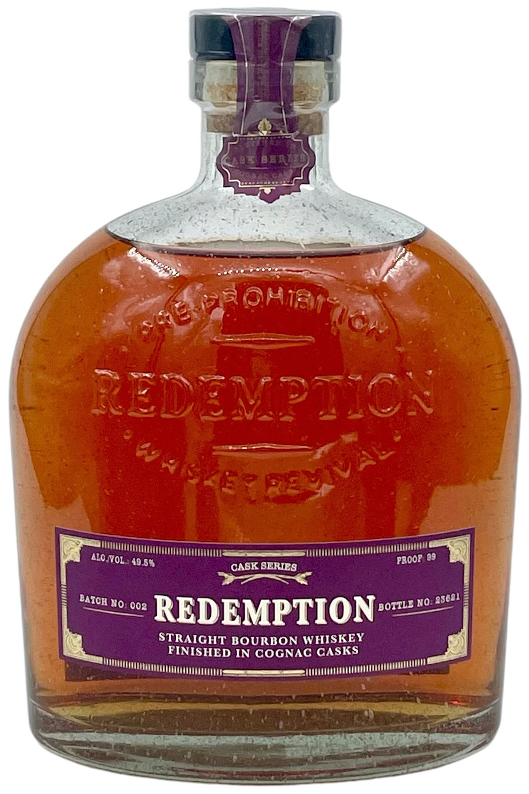 Redemption Cask Series Straight Bourbon Whiskey Finished in Cognac Casks