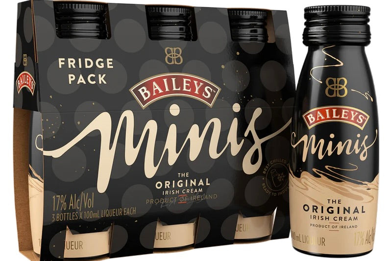 Baileys Irish Cream Liqueur 3 x 100 ml