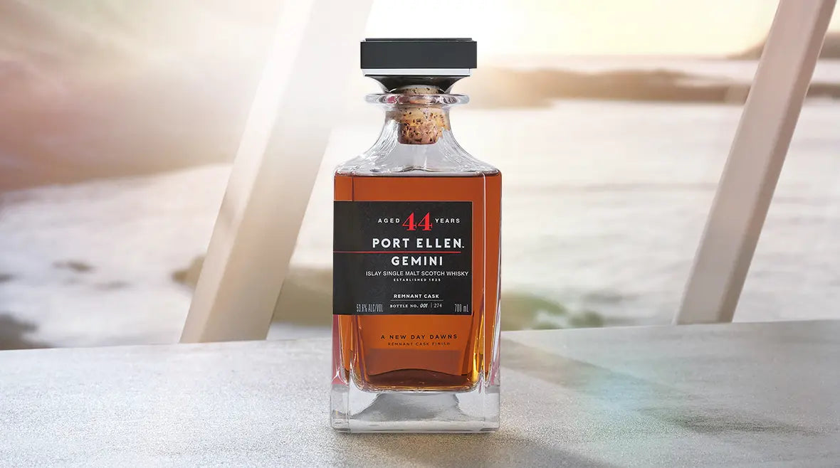 Port Ellen 44 Year &quot;Gemini&quot; Twin Bottle Set Single Malt Scotch Whisky