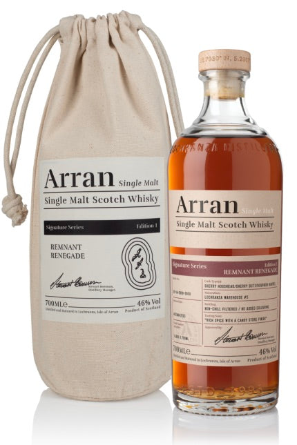 Arran &quot;Remnant Renegade Whisky - Signature Series Edition 1&quot; Single Malt Scotch Whisky