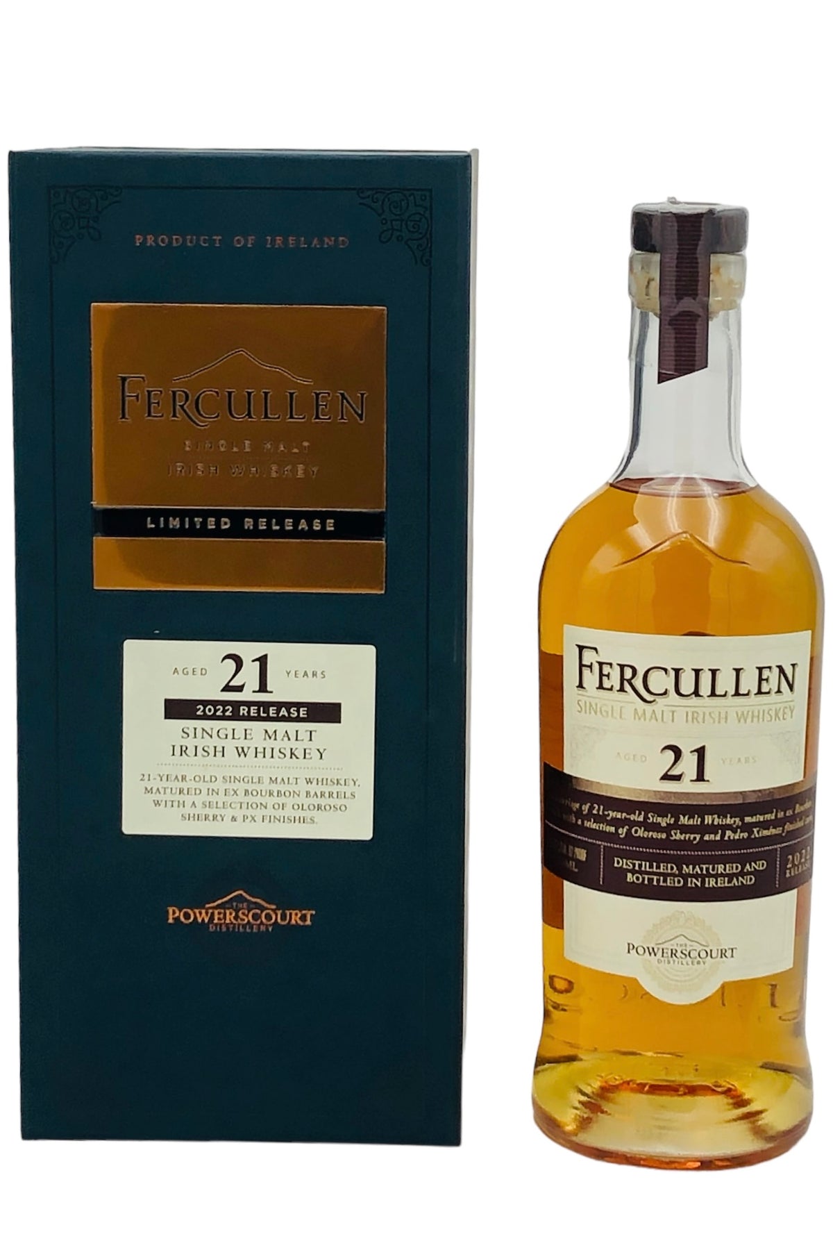 Fercullen Falls 21 Year Old Single Malt Irish Whiskey