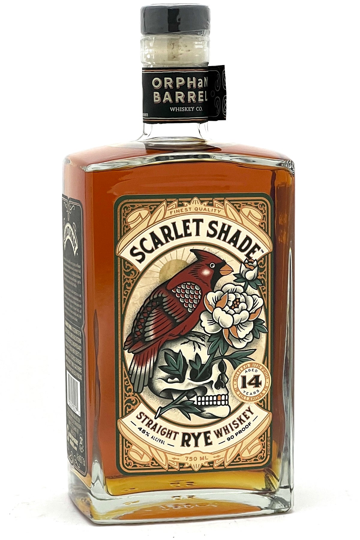 Orphan Barrel Scarlet Shade 14 Year Old Rye Whiskey