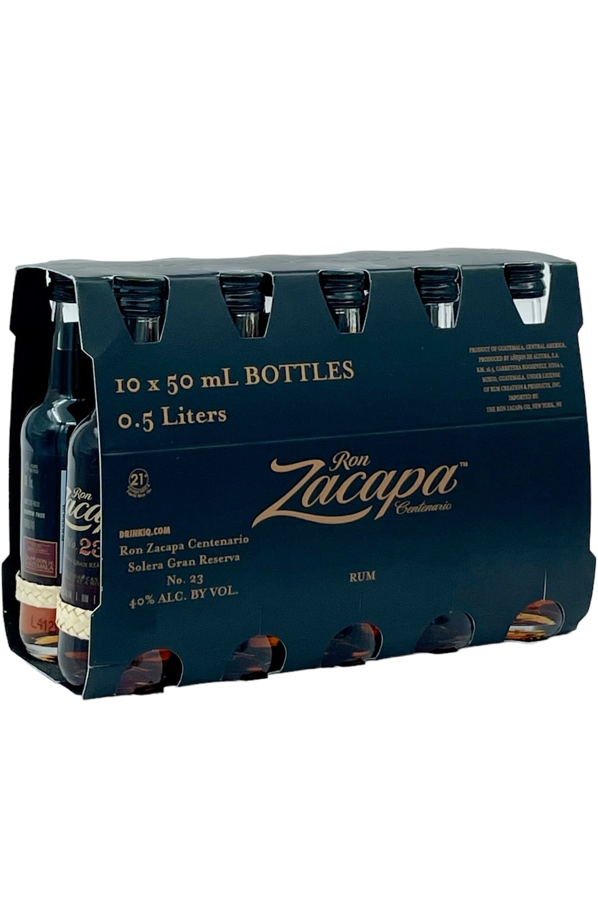 Ron Zacapa Centenario No. 23 Guatamalan Rum 10 x 50 ml