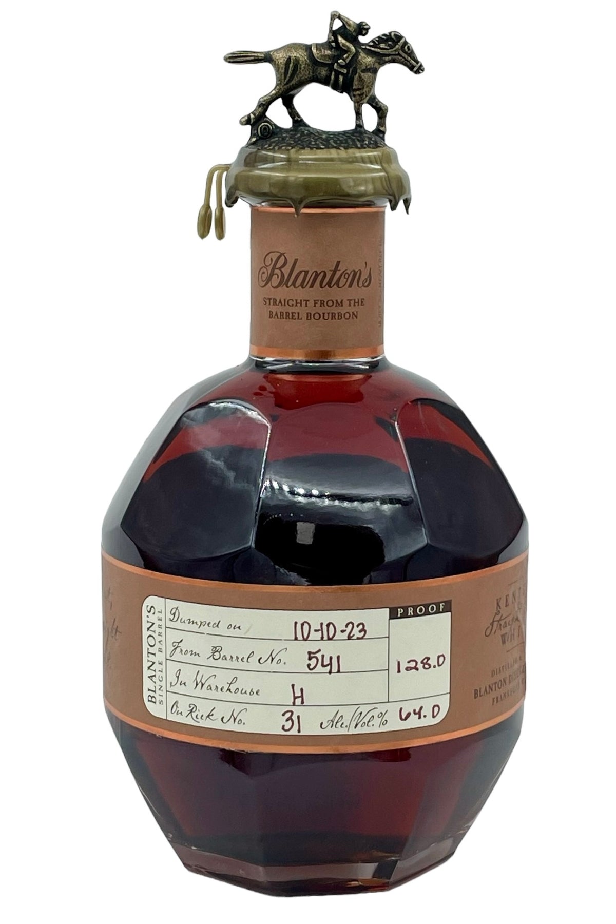 Blanton&#39;s Bourbon Whiskey Straight from the Barrel