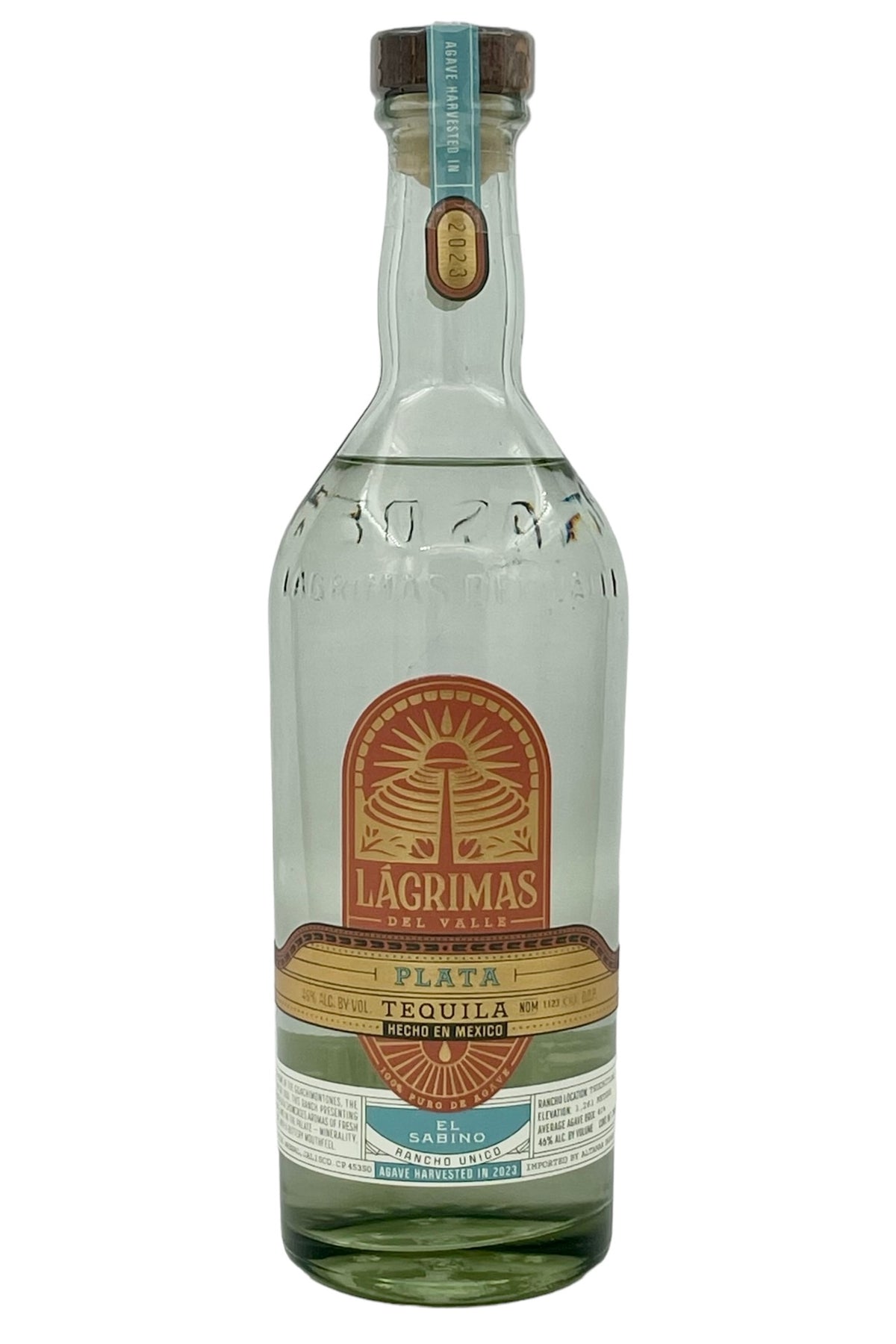 Lagrimes Del Valle 2023 Tequila Blanco &quot;El Sabino&quot;