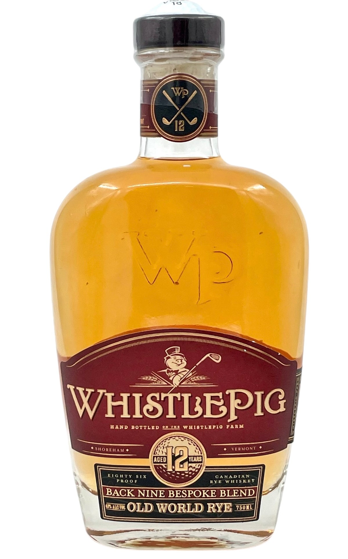 Whistlepig &quot;Back Nine Bespoke Blend&quot; Old World 12 Year Old Rye Whiskey