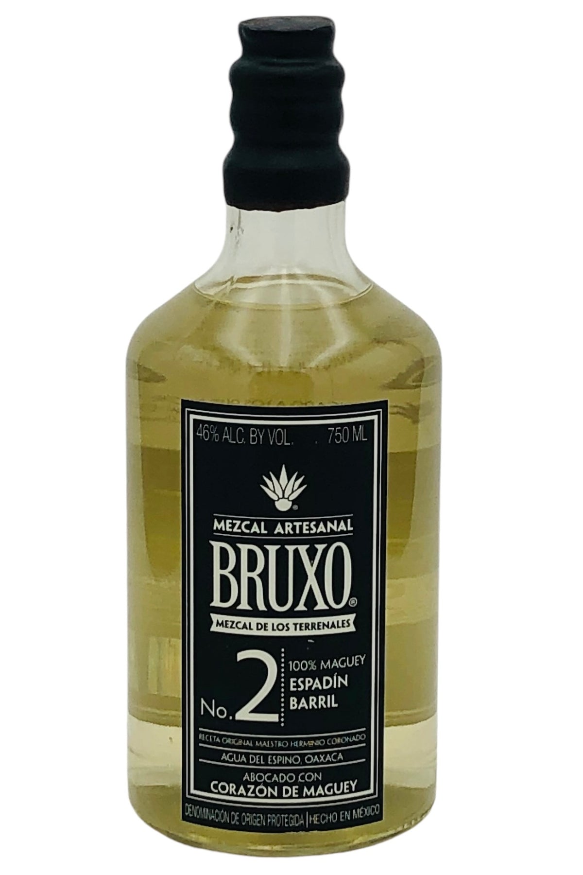 Bruxo Mezcal Artesanal No. 2 Espadin Barril (formerly called Pechuga)