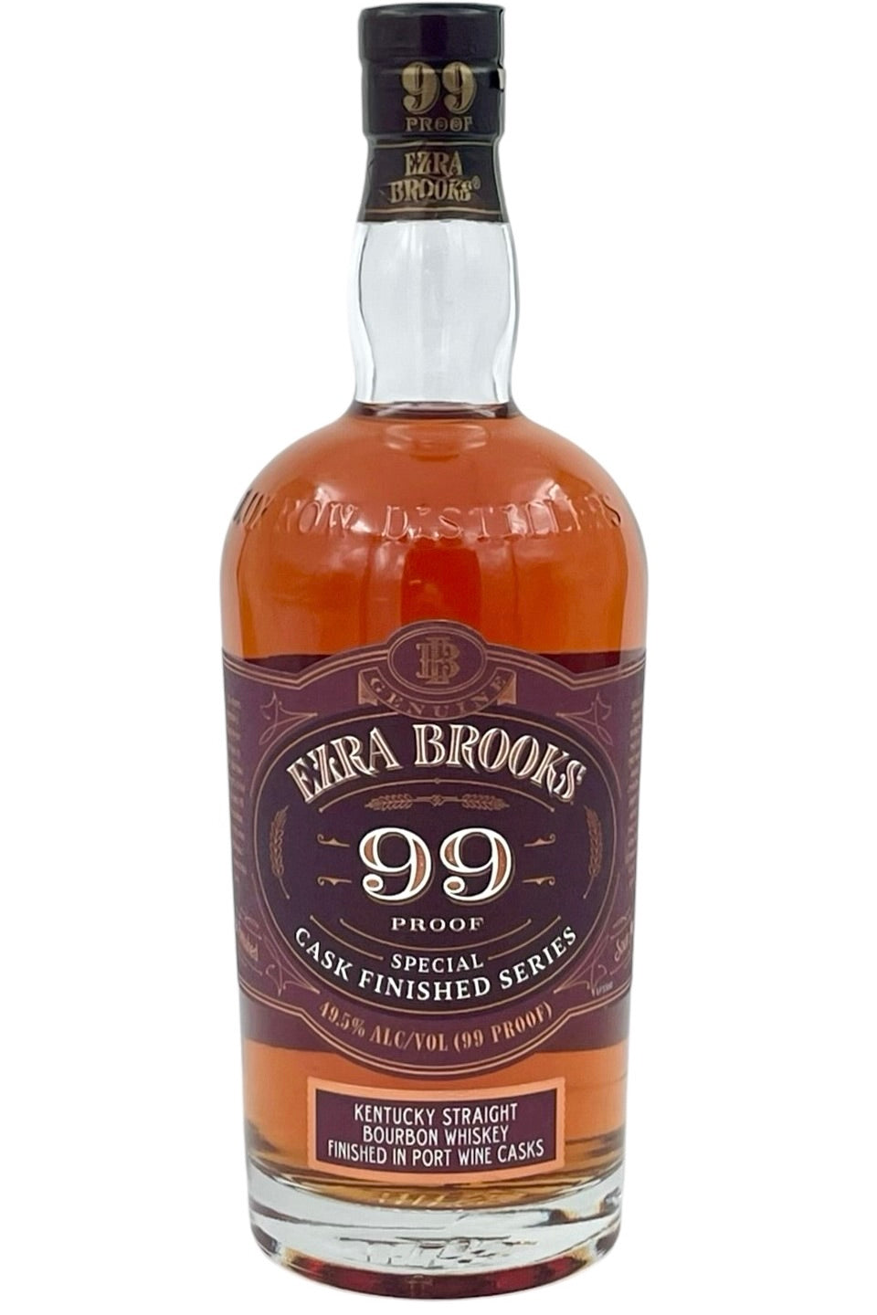 Ezra Brooks 99 Proof &quot;Port Finish&quot; Bourbon Whiskey Special Cask Finish Series