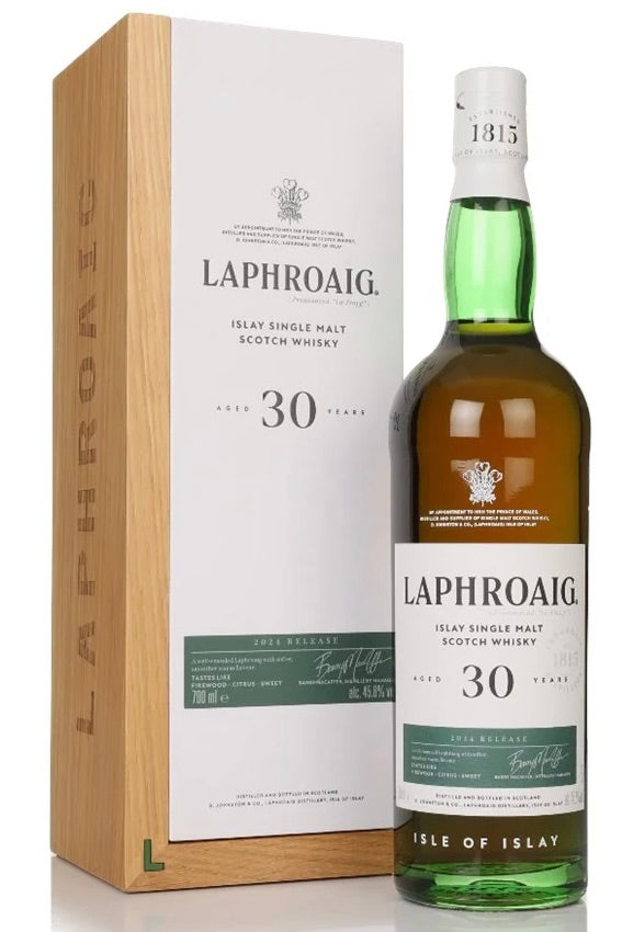 Laphroaig 30 Year 2024 Release Single Malt Scotch Whisky