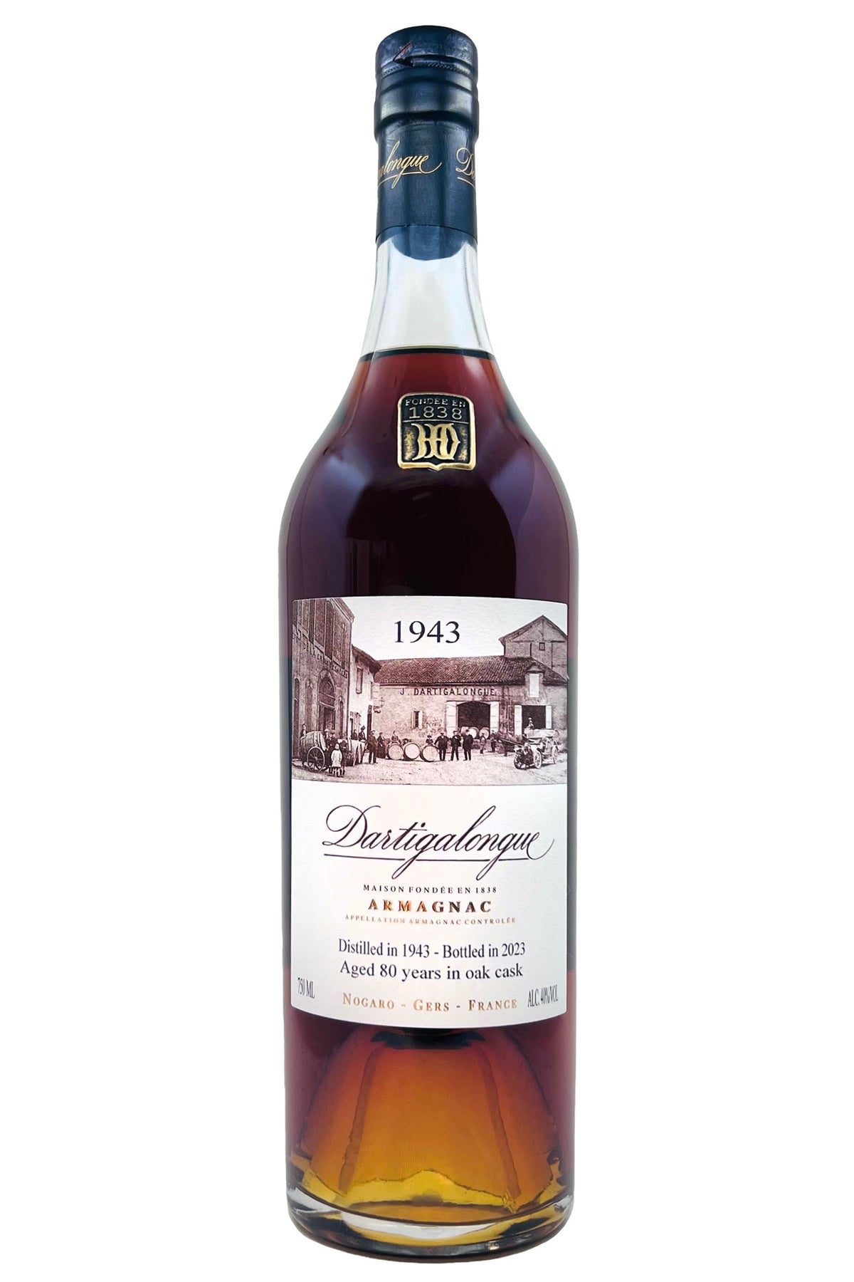 Dartigalongue Vintage 1943 80 Year Old Bas Armagnac