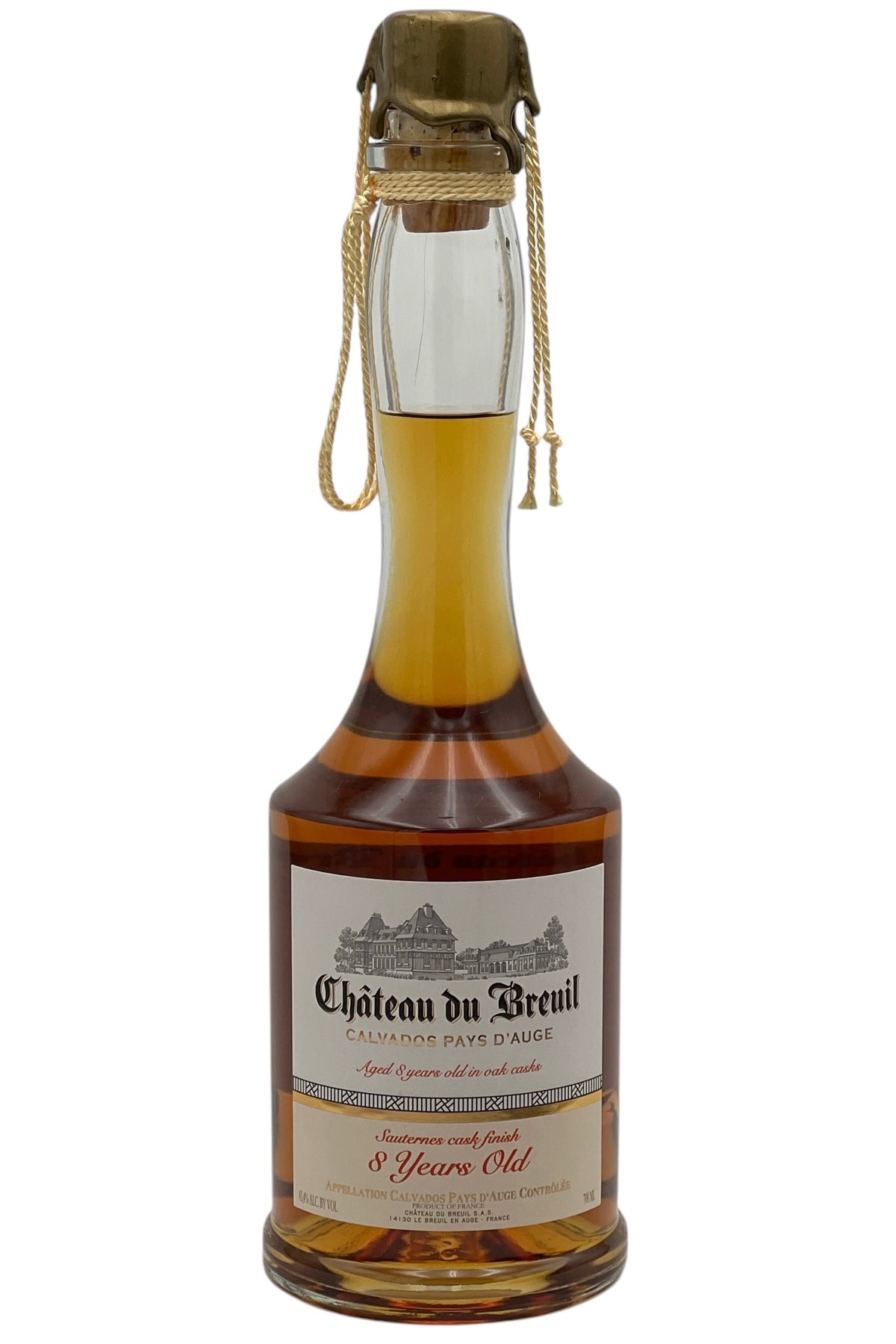 Chateau de Breuil 8 Year Old Calvados Sauternes Cask Finish