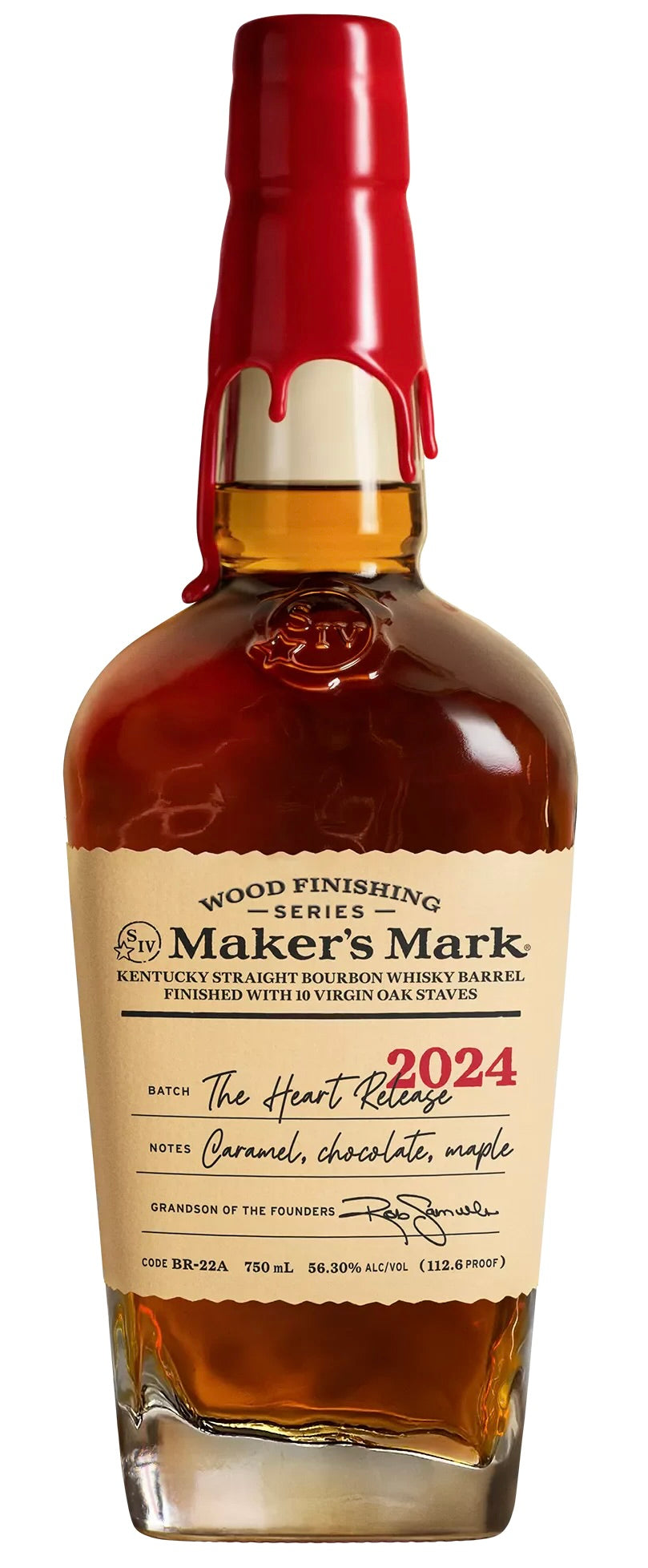 Maker&#39;s Mark &quot;The Heart Release&quot; Wood Finishing Series Bourbon Whisky