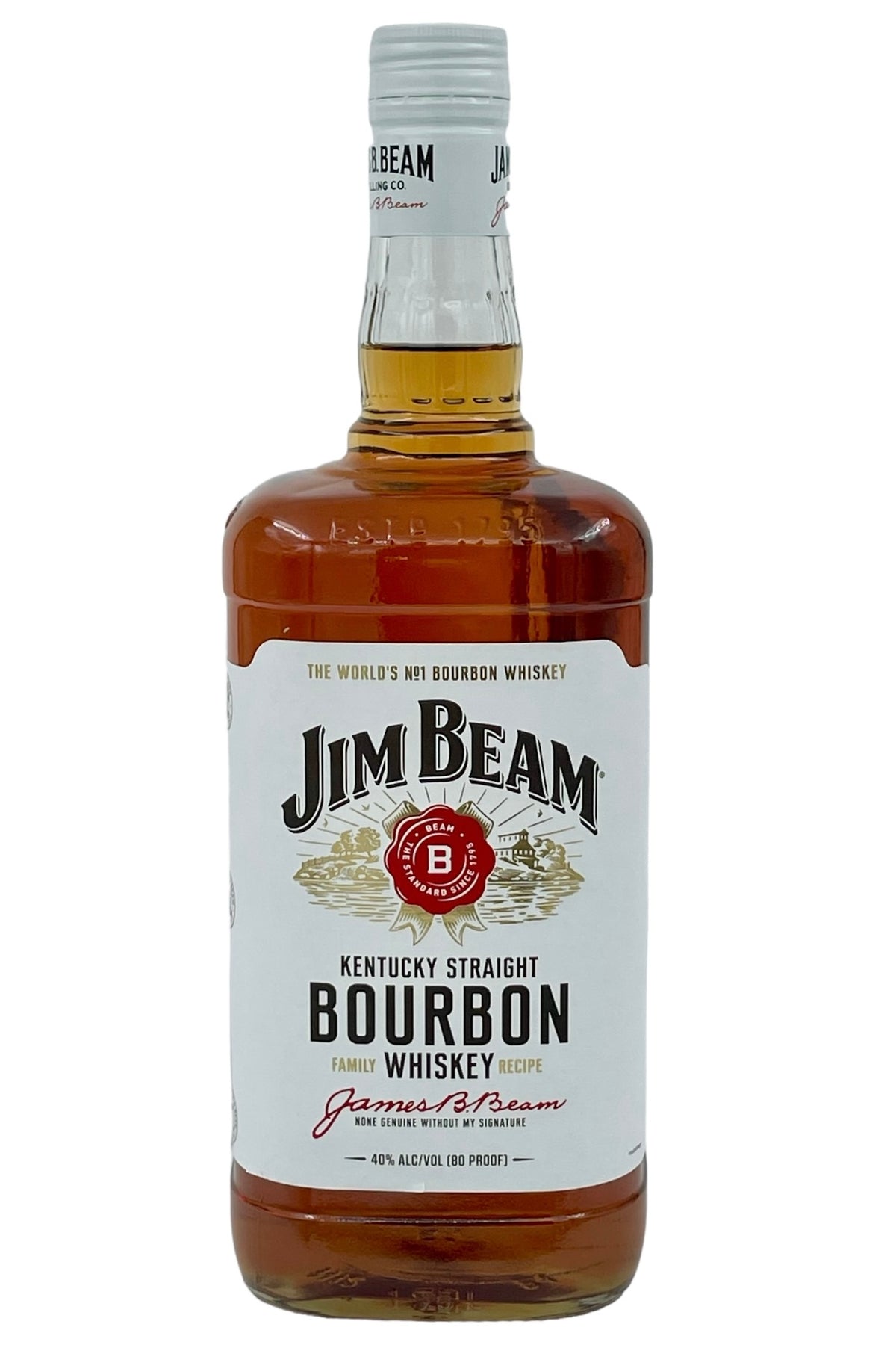 Jim Beam Kentucky Straight Bourbon Whiskey 1.75L