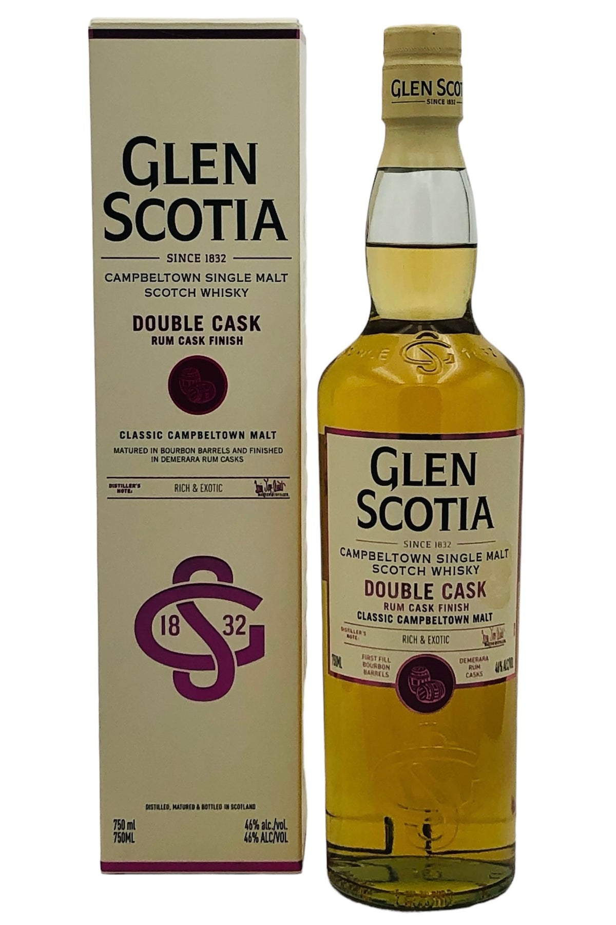 Glen Scotia Double Cask &quot;Demerara Rum Finish&quot; Single Malt Scotch Whisky