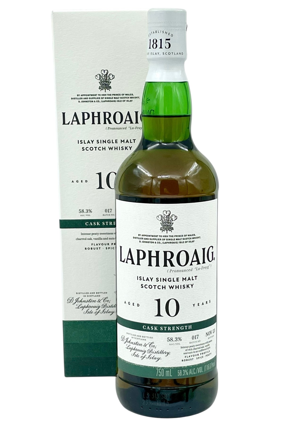 Laphroaig 10 Year Old Cask Strength Batch 17 Scotch Whisky