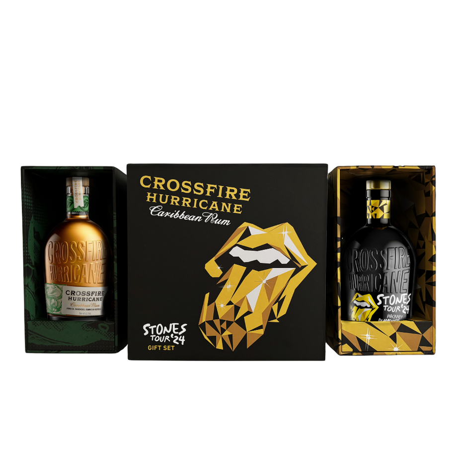 Crossfire Hurricane Rum Limited Edition Hackney Diamonds Gift Set