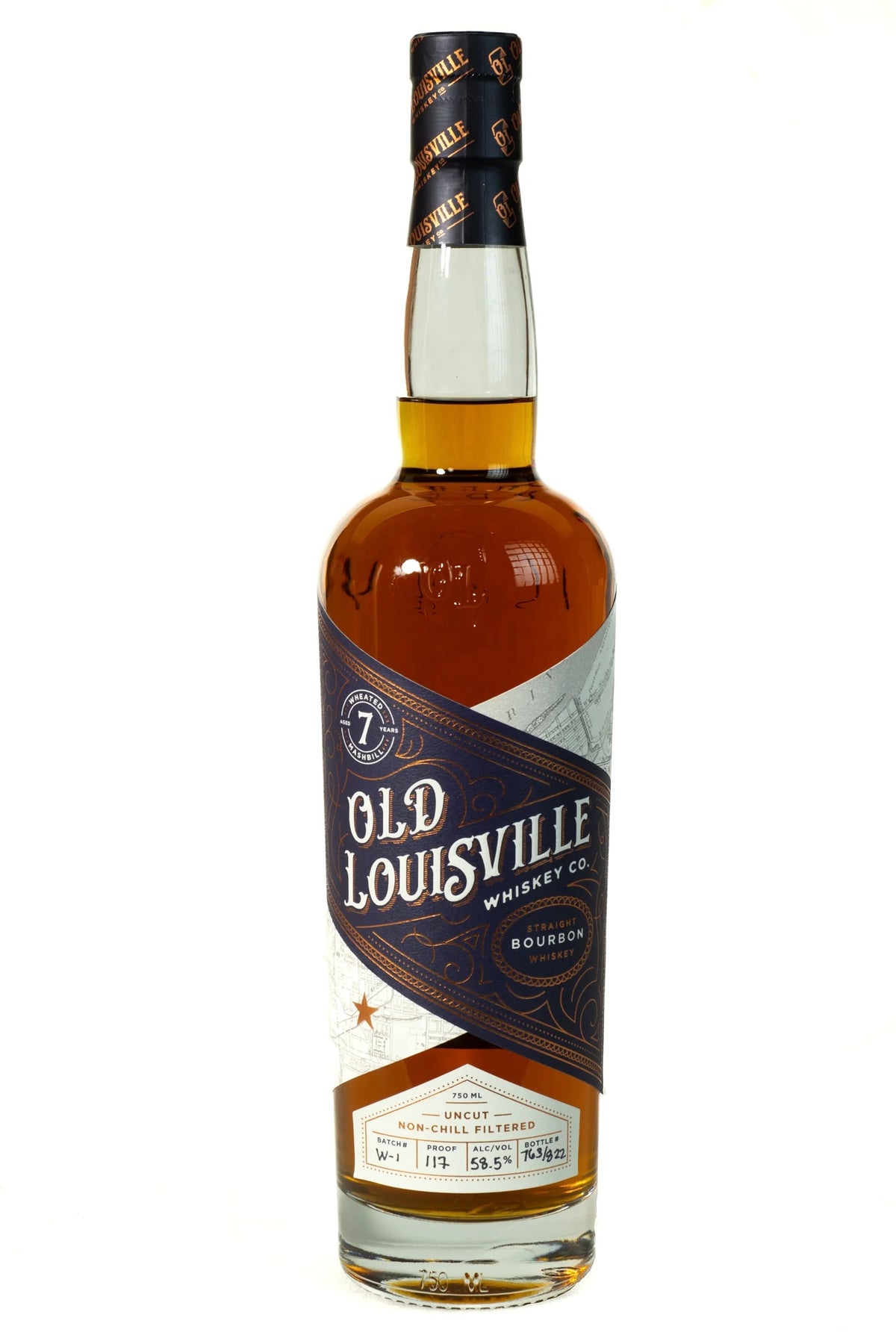 Old Louisville Whiskey 7 Year Old Wheated Bourbon Whiskey