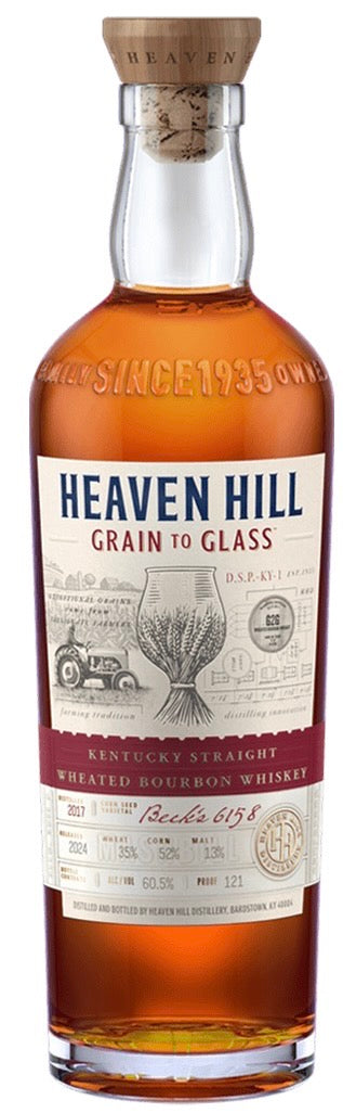 Heaven Hill Grain-to-Glass Wheated Bourbon Whiskey 121 Proof