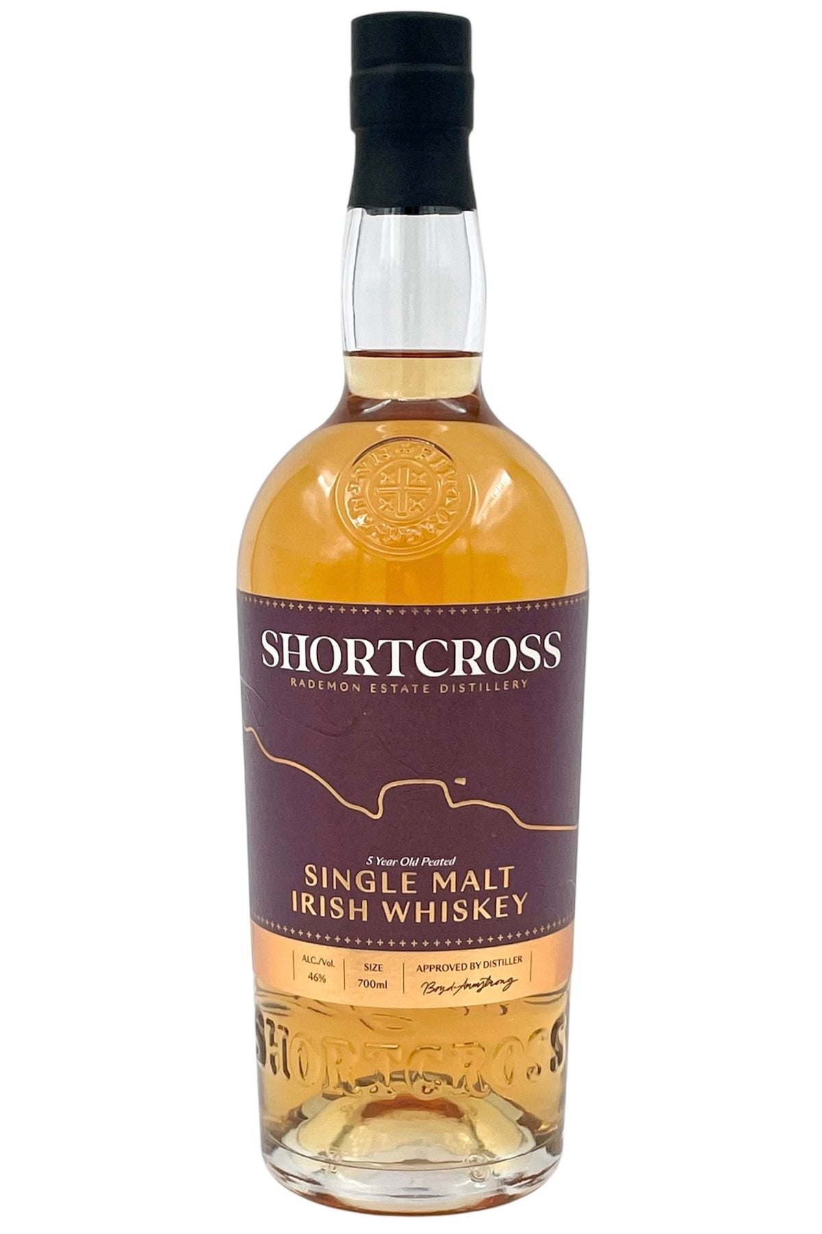 Shortcross 5 Year Old Peated Single Malt Irish Whiskey