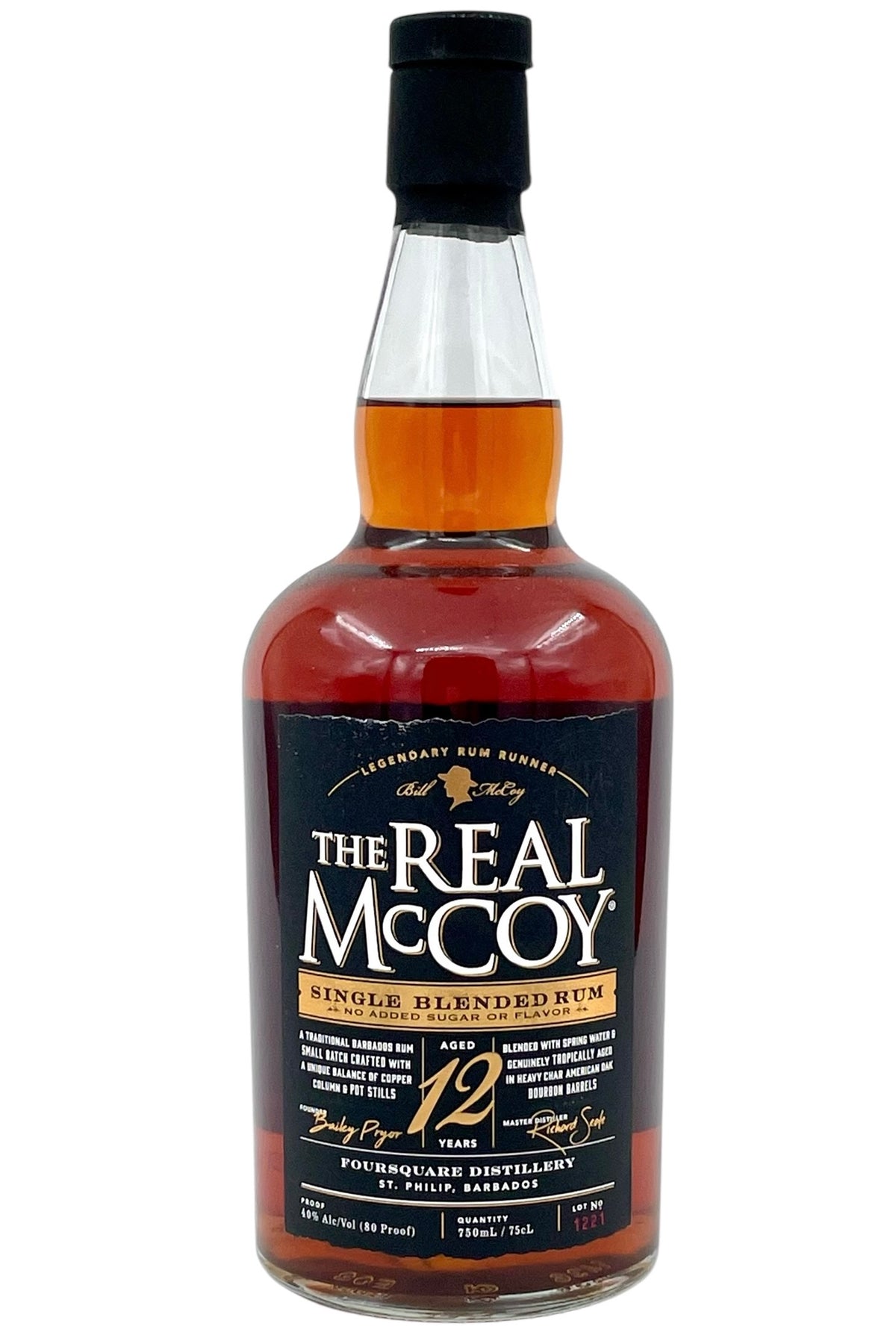 The Real McCoy 12 Years Old Single Blended Rum