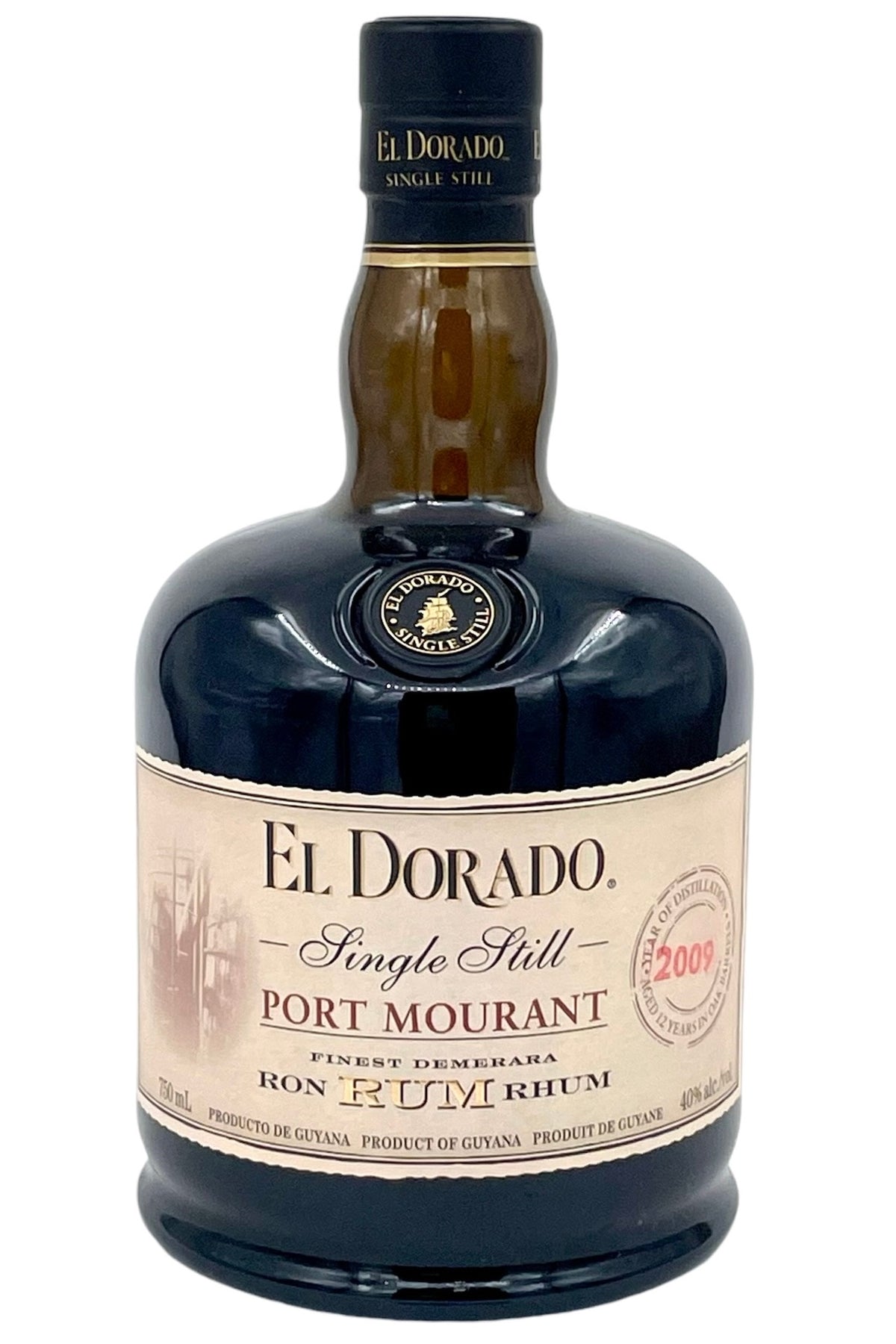 El Dorado Single Still Port Mourant Vintage 2009 Finest Demerara Rum