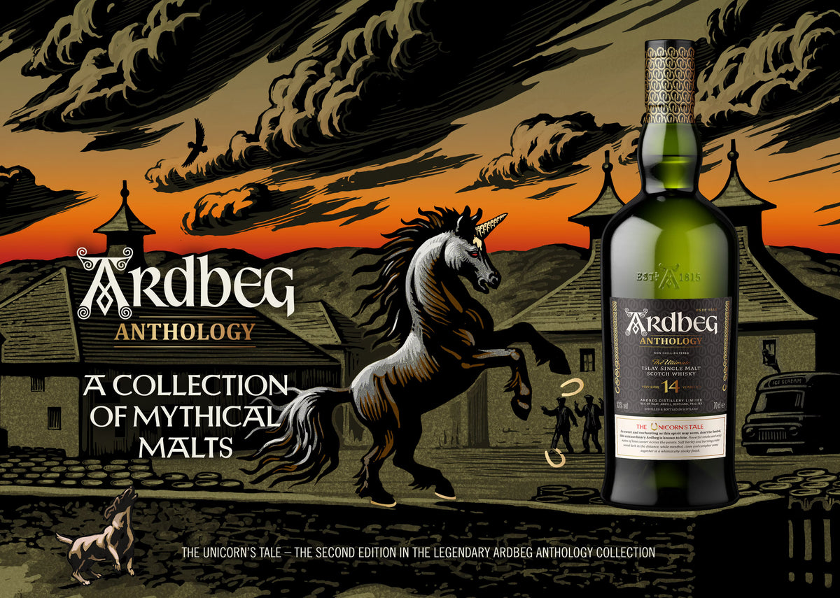 Ardbeg &quot;Anthology: The Unicorn&#39;s Tale&quot; The Ultimate 14 Year Old Single Malt Scotch Whisky