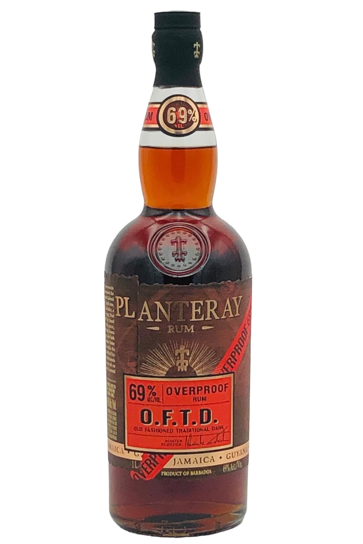Planteray OFTD Overproof Rum (138 Proof) 1000 ml