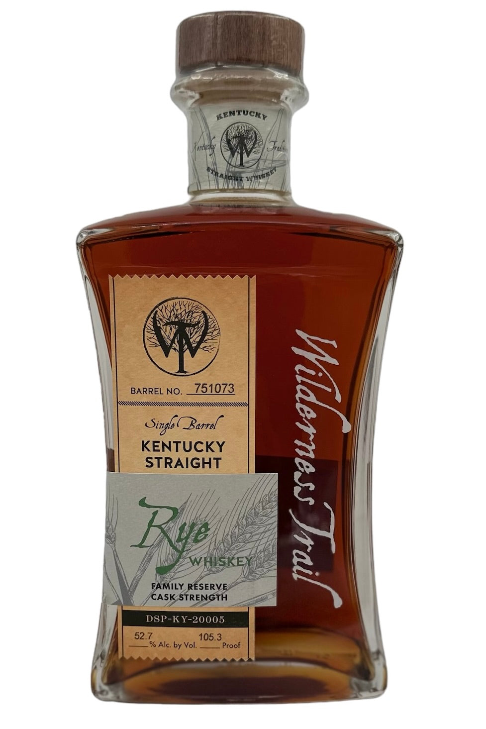 Wilderness Family Reserve Cask Strength Single Barrel Rye Whiskey