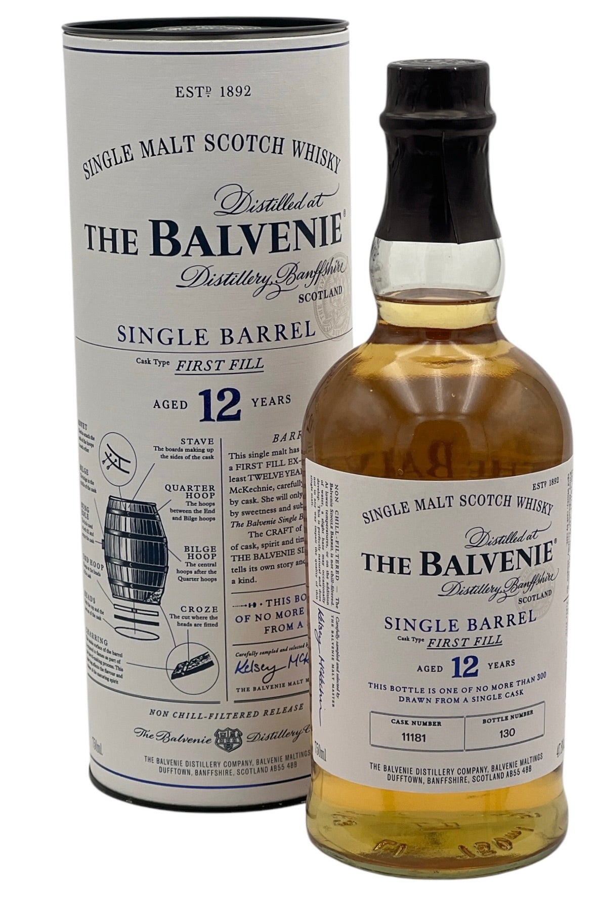 Balvenie 12 Year Old &quot;First Fill&quot; Single Barrel Scotch Whisky