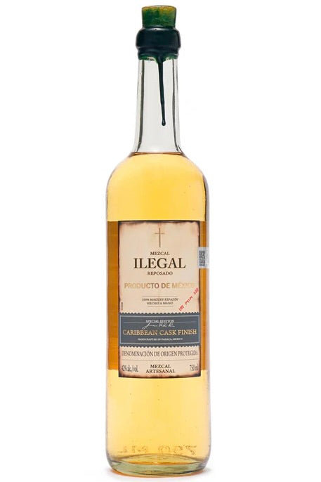 Ilegal Mezcal Reposado Caribbean Rum Cask Finish limited Release