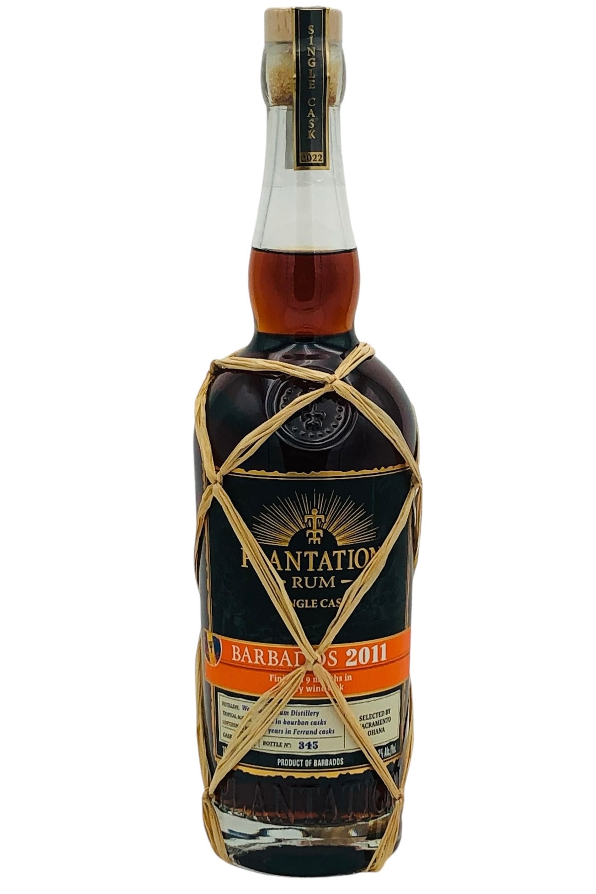 Plantation Vintage 2011 Barbados Single Cask Limited Edition Rum Finished  in Maury Wine Cask