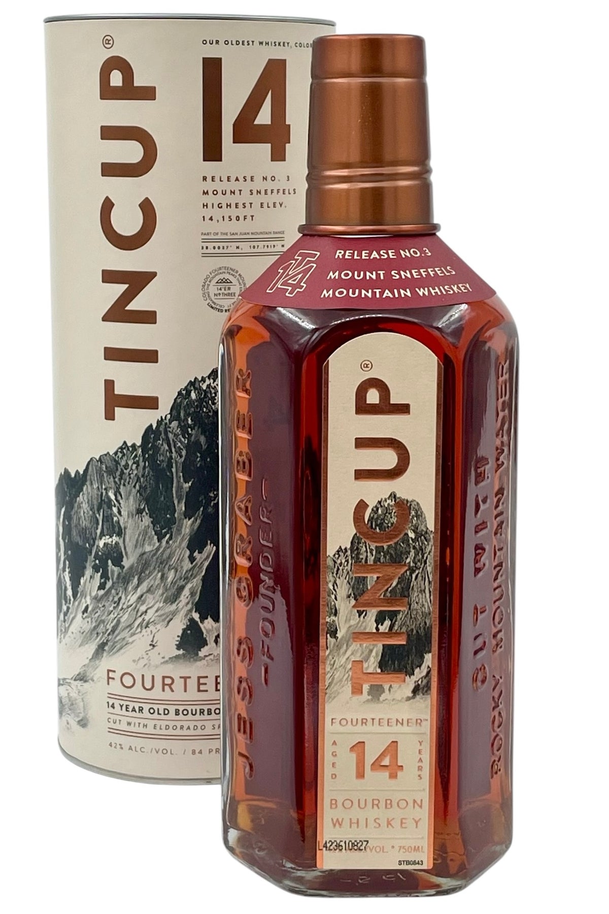 Tincup Fourteener 14 Year Old Colorado Bourbon Whiskey Batch #3